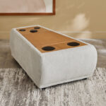 Orlando Fabric Wireless C-Type Charging Console with Bluetooth Speaker and Storage