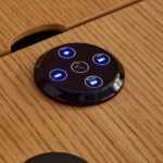 Orlando Fabric Wireless C-Type Charging Console with Bluetooth Speaker and Storage