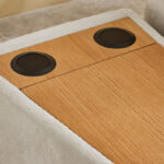 Orlando Fabric Wireless C-Type Charging Console with Bluetooth Speaker and Storage