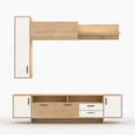 Belina Wall Unit with Storage for TVs up to 65 Inches