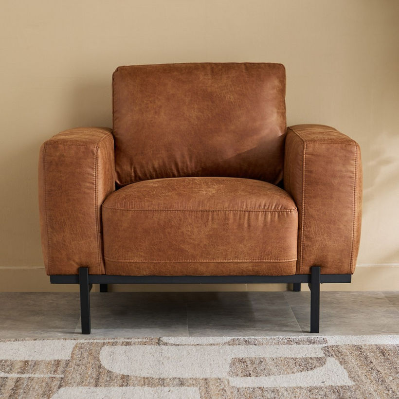 Milazo Armchair Fabric Sofa - Image 3