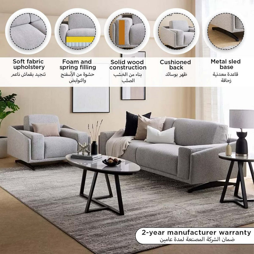 Armenia Fabric Armchair Sofa - Image 11