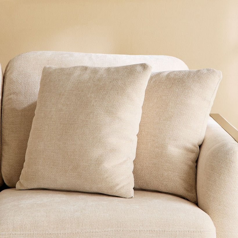 Bosco 2-Seater Fabric Sofa with 2 Cushions - Image 5