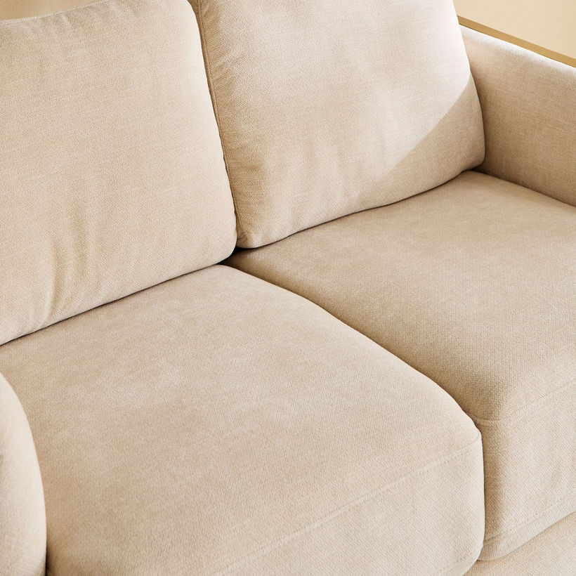 Bosco 2-Seater Fabric Sofa with 2 Cushions - Image 8