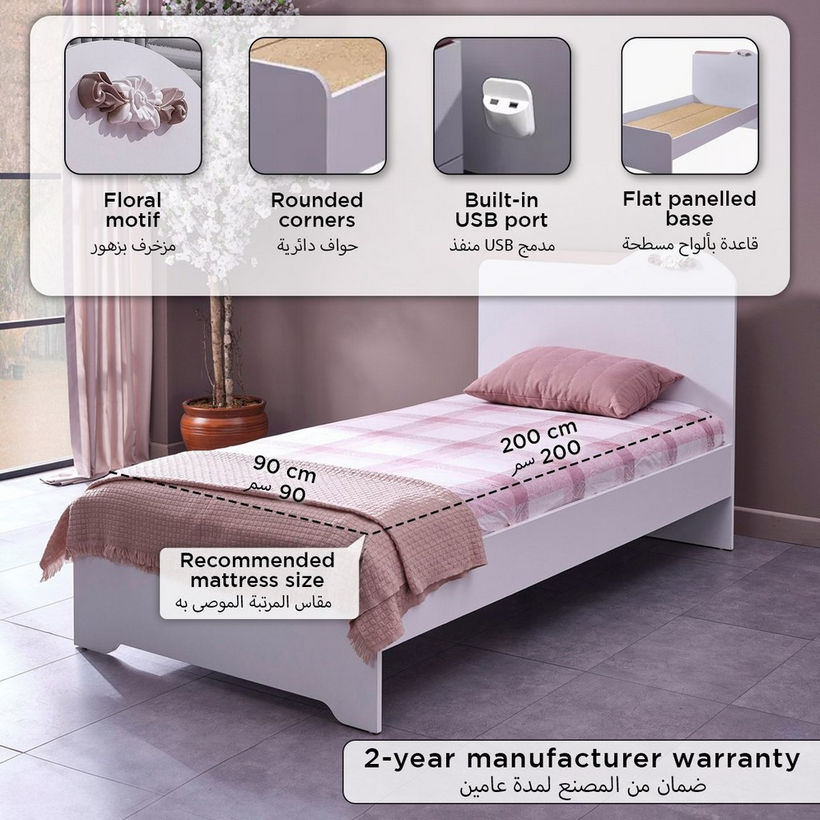 Bade Smart Single Bed - 90x200 cm - Image 5