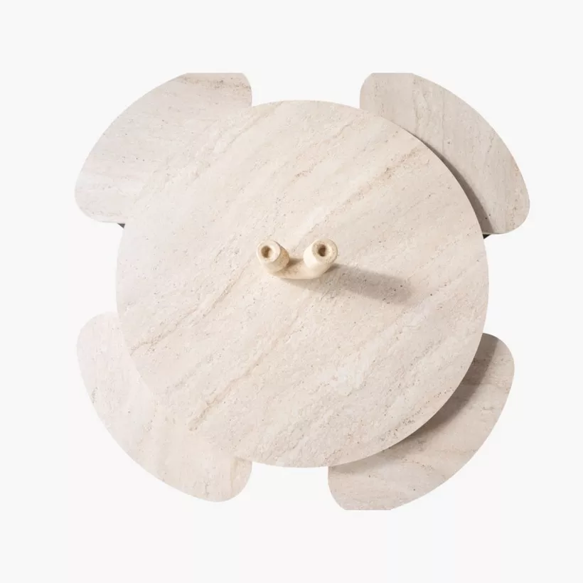 Josie Round Coffee Table with 4 Stools - Image 4