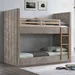 Hampton Upholstered Single Bunk Bed - 90x200 cm - Image 5