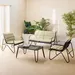 Vera Tribeca Outdoor 2+1+1 Seater Sofa Set with Coffee Table and Cushion - Image 22
