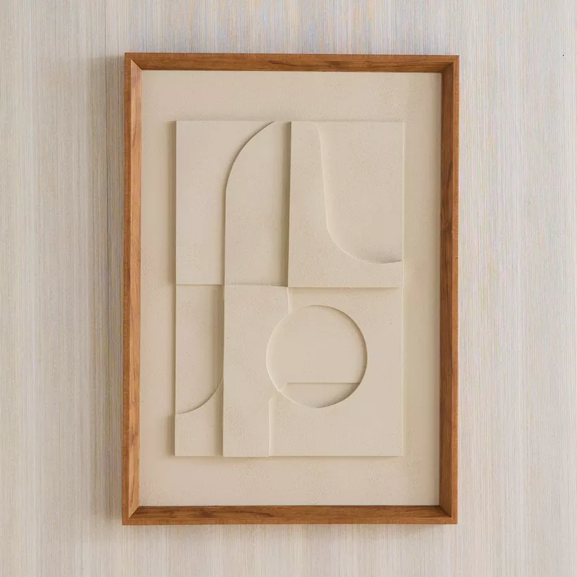 Latigo 3D Framed Foam Board Wall Art Canvas - 50x70x4 cm - Image 3