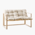 Vera Argon 2+1+1 Outdoor Set with Coffee Table and Cushion