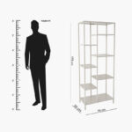 Harrington Tall Shelving Unit and Bookcase