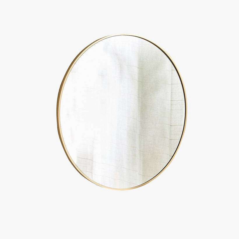 Sabrina Loft Metal Round Wall Mirror - 60x60x2.5 cm - Image 2
