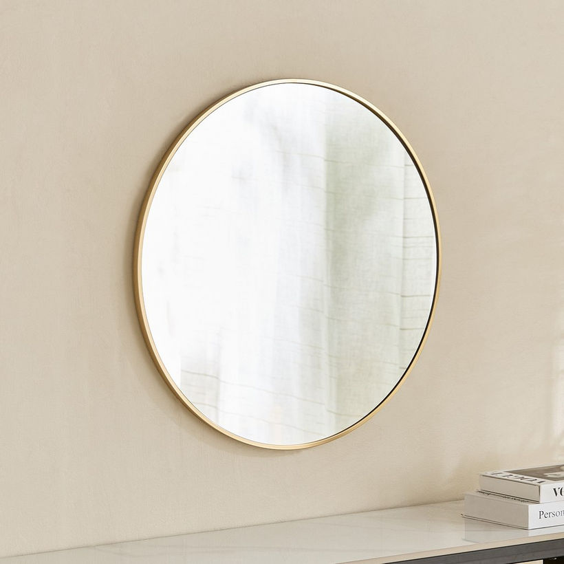 Sabrina Loft Metal Round Wall Mirror - 60x60x2.5 cm - Image 5