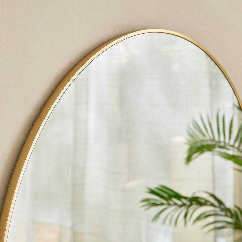 Sabrina Loft Metal Round Wall Mirror - 80x80x2.5 cm - Image 7