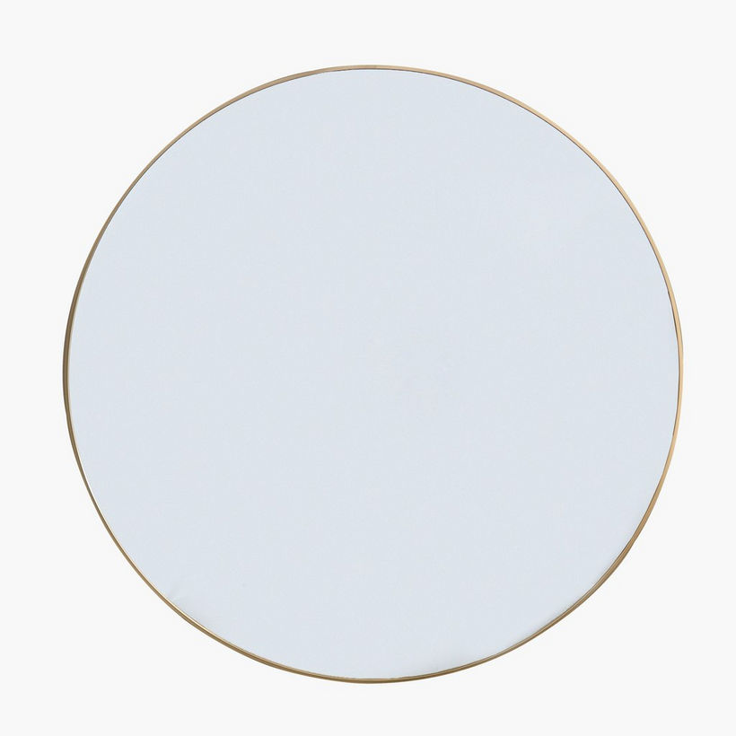 Sabrina Loft Metal Big Size Round Wall Mirror - 100x100x2 cm - Image 6