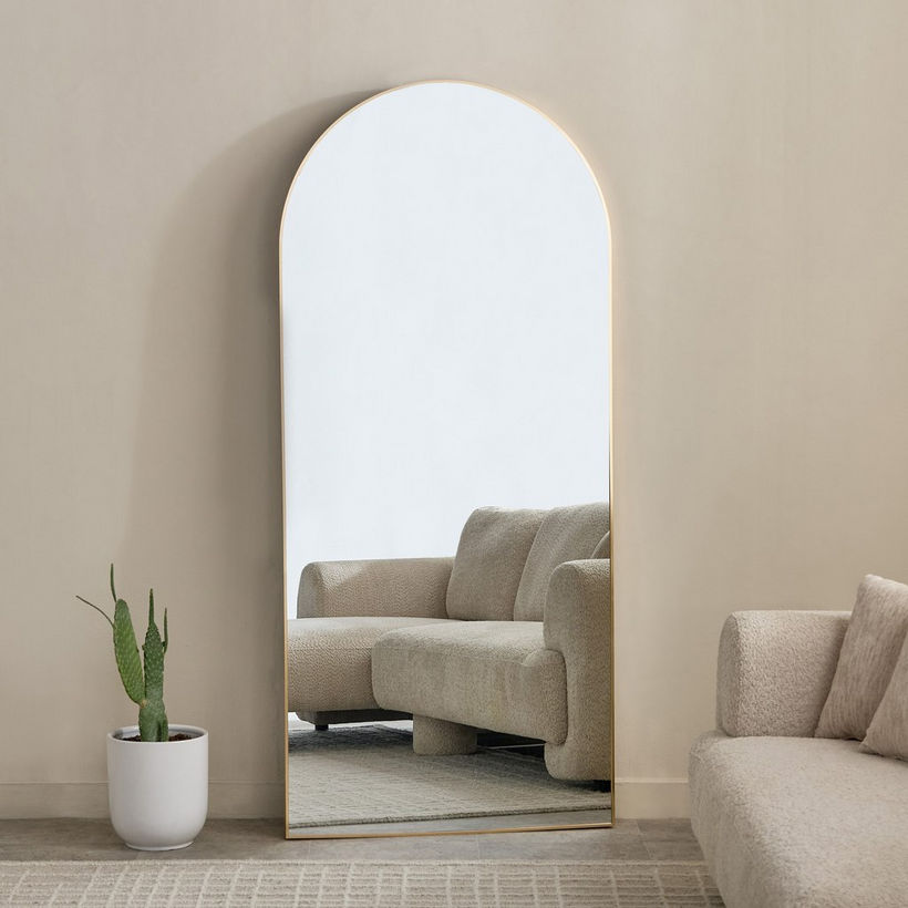 Sabrina Loft Arch Oversized Metal Floor Mirror - 80x180 cm - Image 3