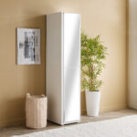 Artisan 1-Door Glossy Wardrobe with Mirror