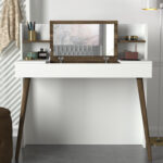 Modulix Retro Vanity Make Up Table with Mirror