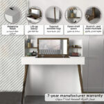Modulix Retro Vanity Make Up Table with Mirror