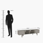Modulix Roi 1.8 Meter TV Unit for TVs upto 70 inches