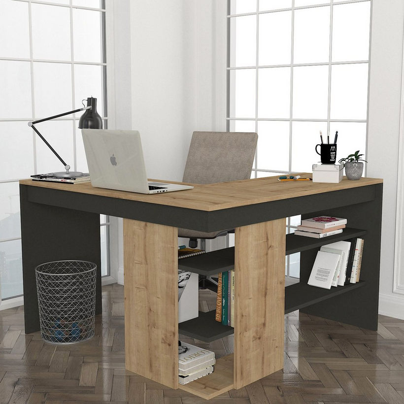 Modulix Imperio Corner L-Shaped Study Desk - Image 3
