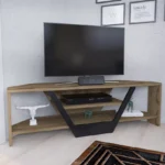 Modulix Opus Chevron Corner TV Unit for TVs upto 32 inches