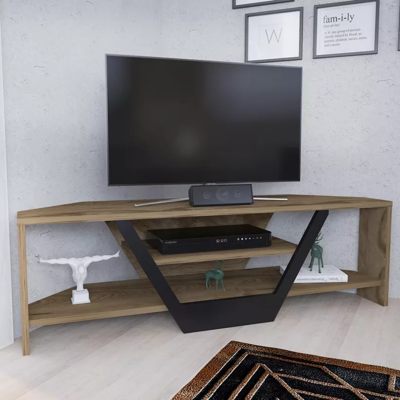 Modulix Opus Chevron Corner TV Unit for TVs upto 32 inches - Image 3