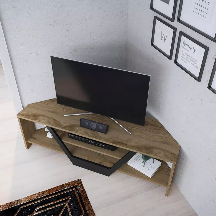 Modulix Opus Chevron Corner TV Unit for TVs upto 32 inches - Image 5