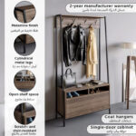 Modulix Alfa Coat Hanger and Shoe Cabinet
