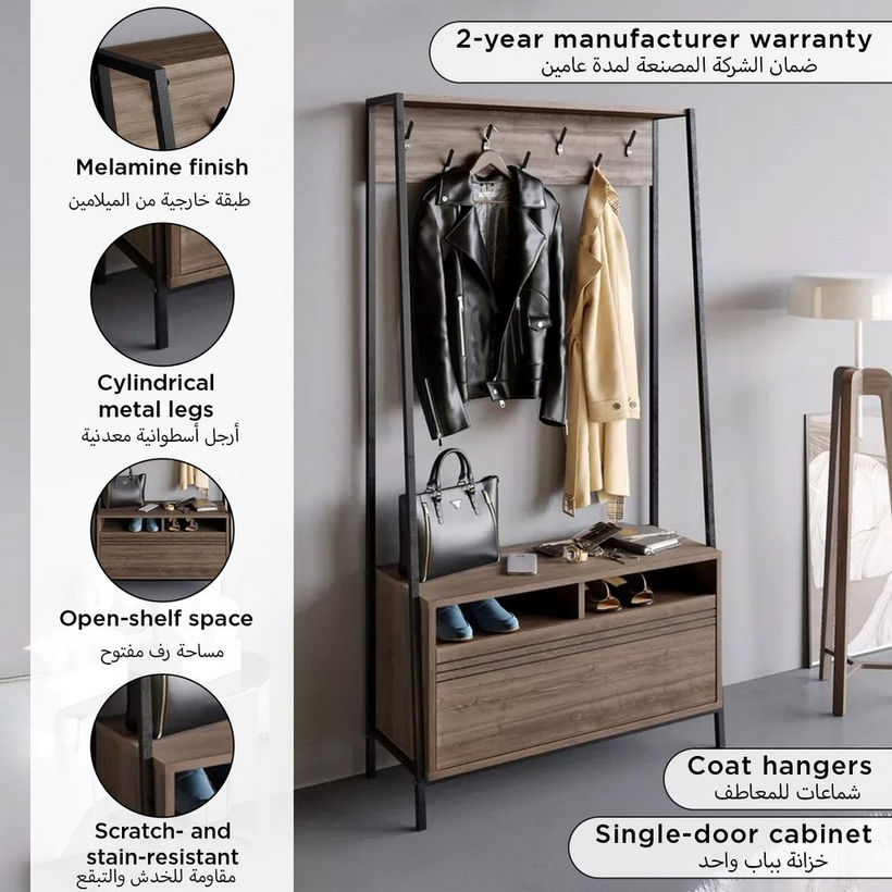 Modulix Alfa Coat Hanger and Shoe Cabinet - Image 10