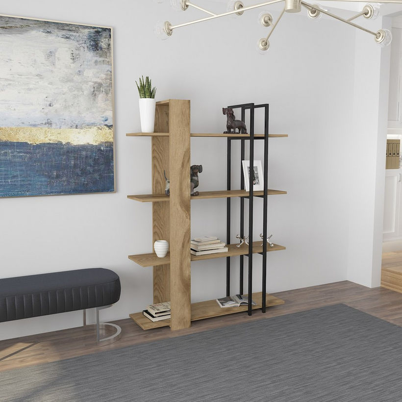 Modulix Alfa 4-Tier Bookcase Display Unit - Image 4