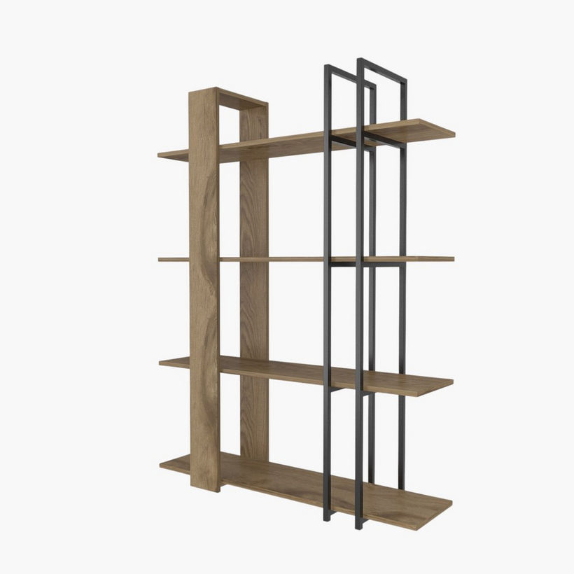 Modulix Alfa 4-Tier Bookcase Display Unit - Image 7
