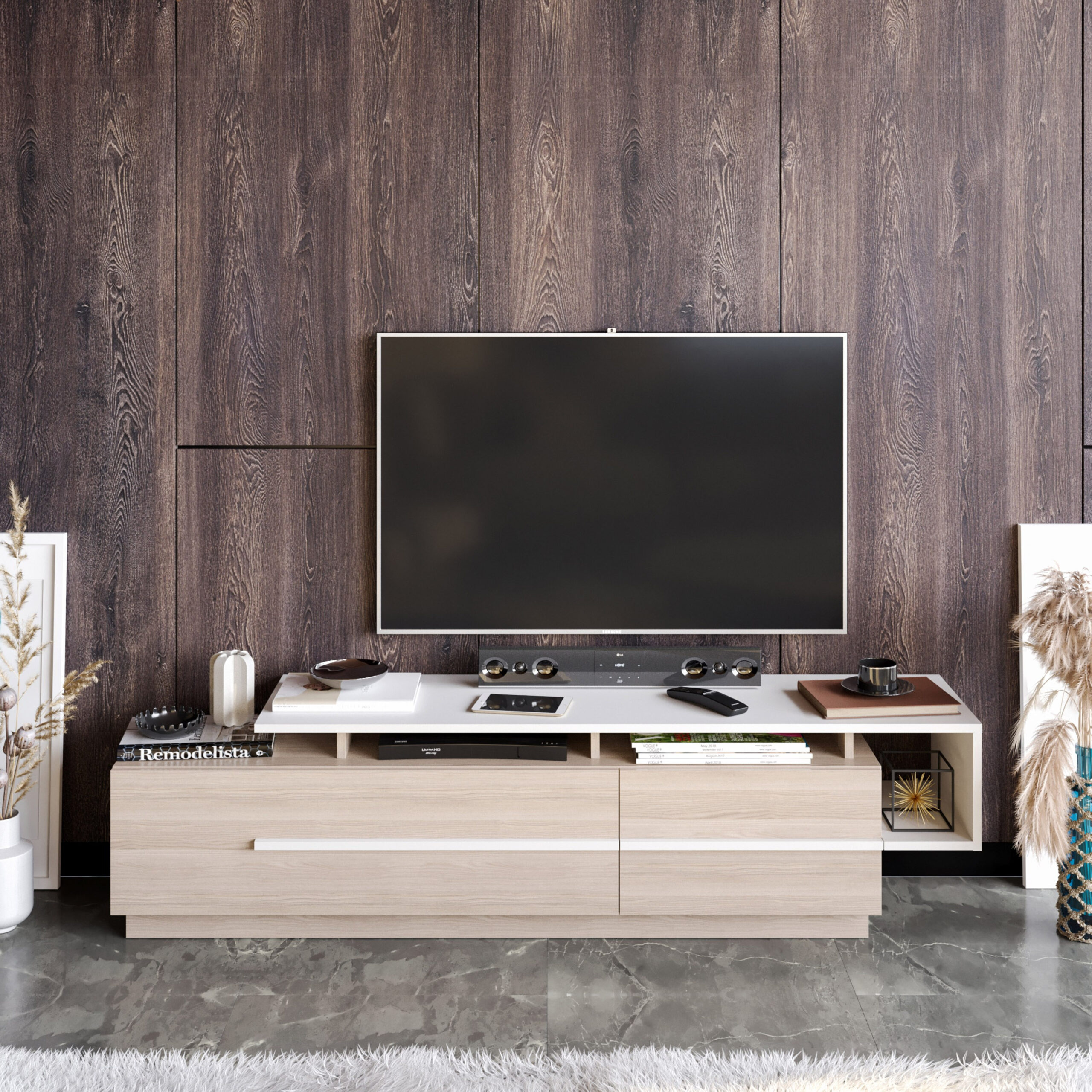 Modulix Ohio TV Unit for TVs upto 75 inches