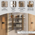 Modulix Opus 3-Tier Wall Shelf