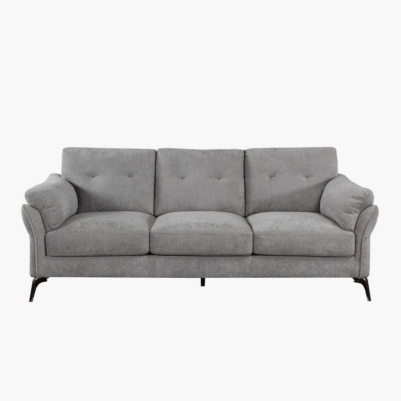Elvis 3-Seater Fabric Sofa - Image 3