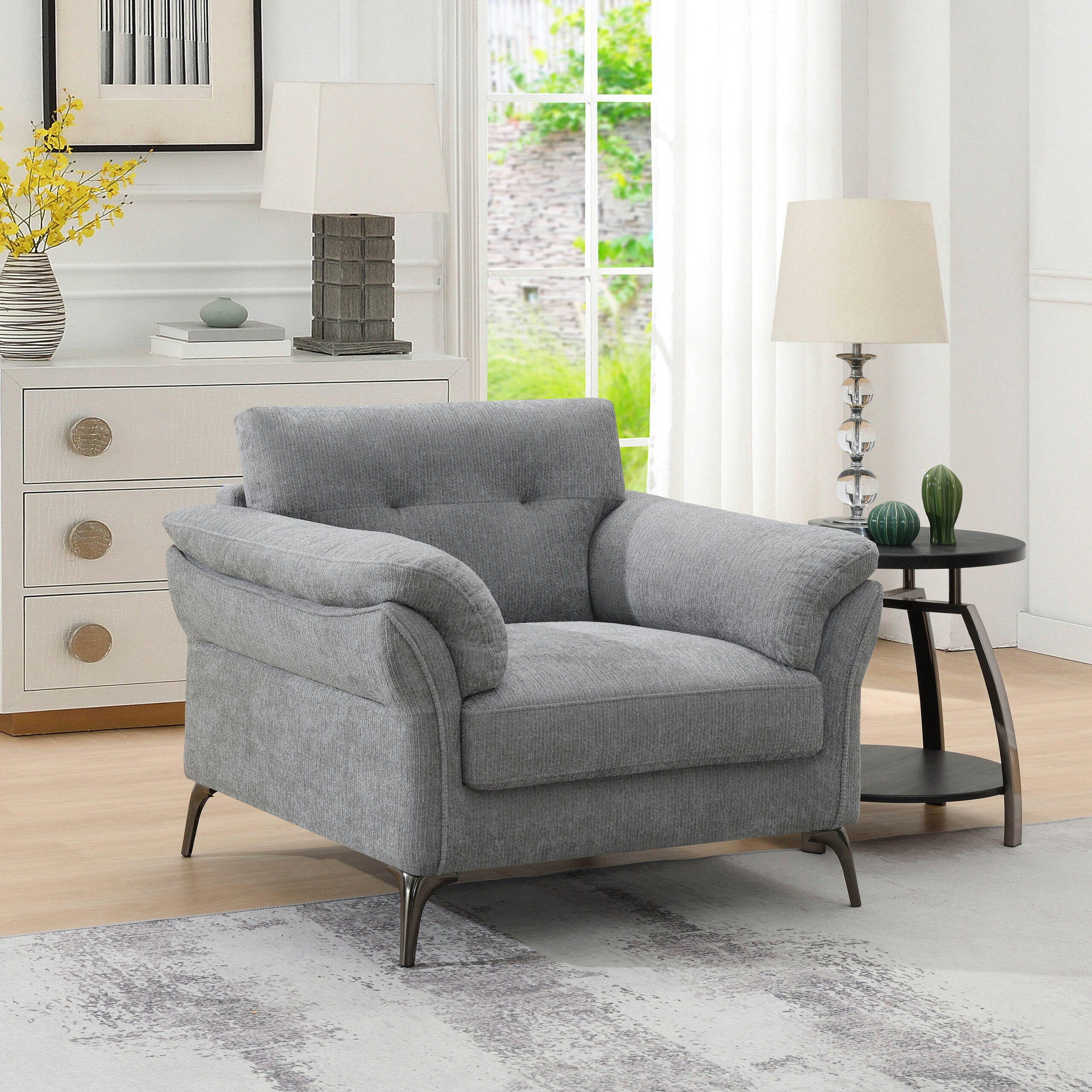 Elvis Fabric Armchair Sofa