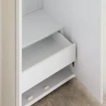 Artisan 2-Door Glossy Wardrobe with Drawer & Mirror
