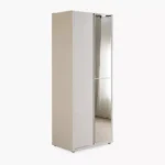 Artisan 2-Door Glossy Wardrobe with Drawer & Mirror