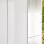 Artisan 4-Door Glossy Wardrobe with Drawer & Mirror