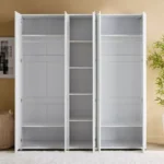 Artisan 5-Door Glossy Wardrobe with Mirror