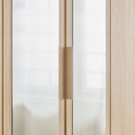 Island 6 Doors Wardrobe with 2 Drawers and Mirror