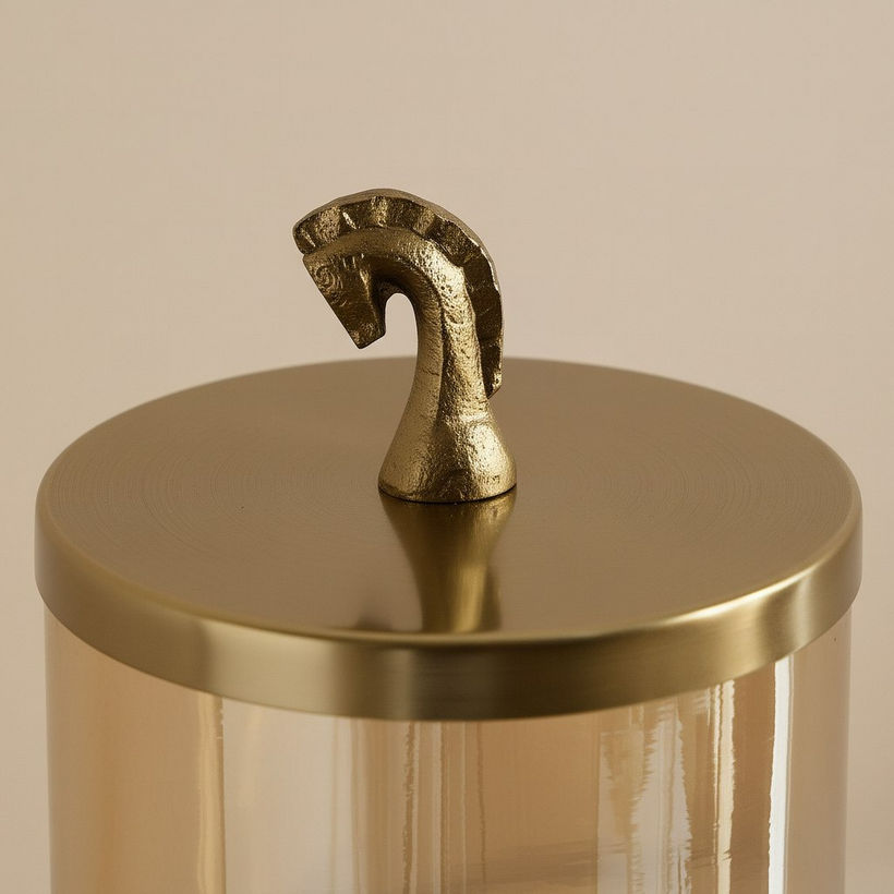 Astro Decor Jar with Horse Lid - 15x15x27 cm - Image 3