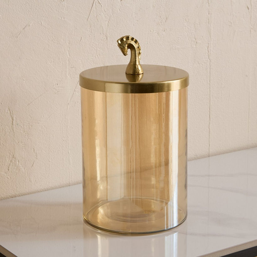 Astro Decor Jar with Horse Lid - 15x15x27 cm - Image 5