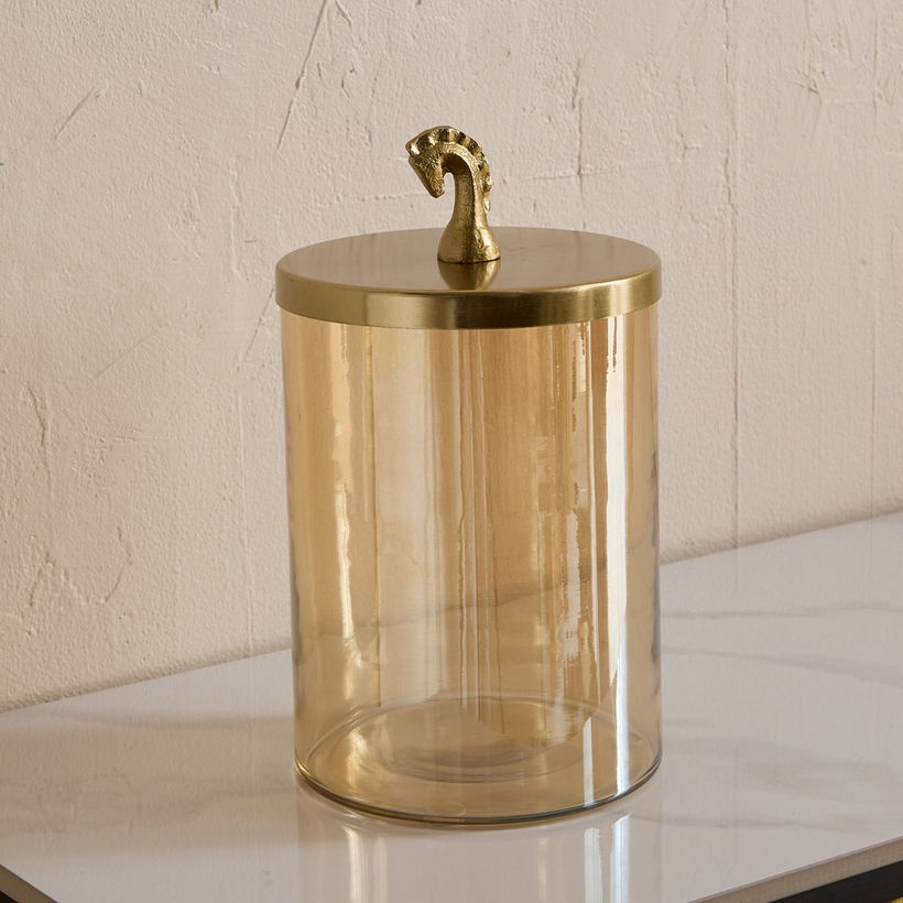 Astro Decor Jar with Horse Lid - 15x15x27 cm - Image 6
