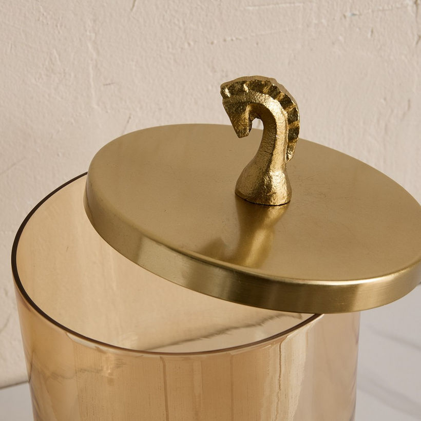 Astro Decor Jar with Horse Lid - 15x15x27 cm - Image 7