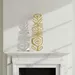 Blake Cutwork Table Accent with Marble Base - 21x8x66 cm - Image 8