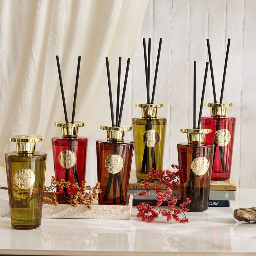 Evode Premium Collection Oud Amber Reed Diffuser - 450 ml - Image 2