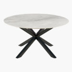 Welwick 4-Seater Round Sintered Stone Dining Table