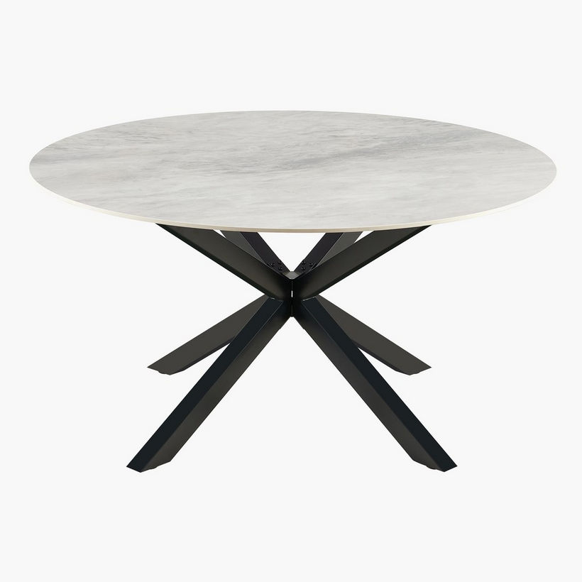 Welwick 4-Seater Round Sintered Stone Dining Table - Image 3