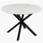 Welwick 4-Seater Round Sintered Stone Dining Table